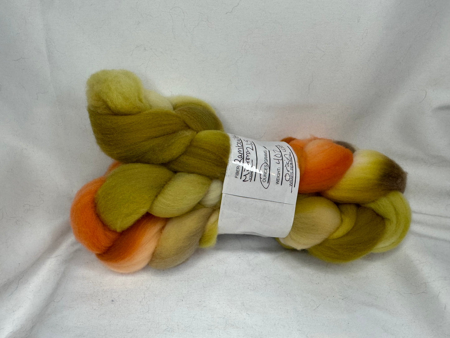 Rambouillet Wool~USA~Hand Dyed 4 oz Braid(RAMUSA-S-04)
