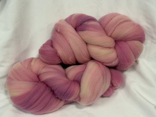 Cheviot Cross Wool Hand Dyed 4 oz Braid~USA Farm Blend(L59)