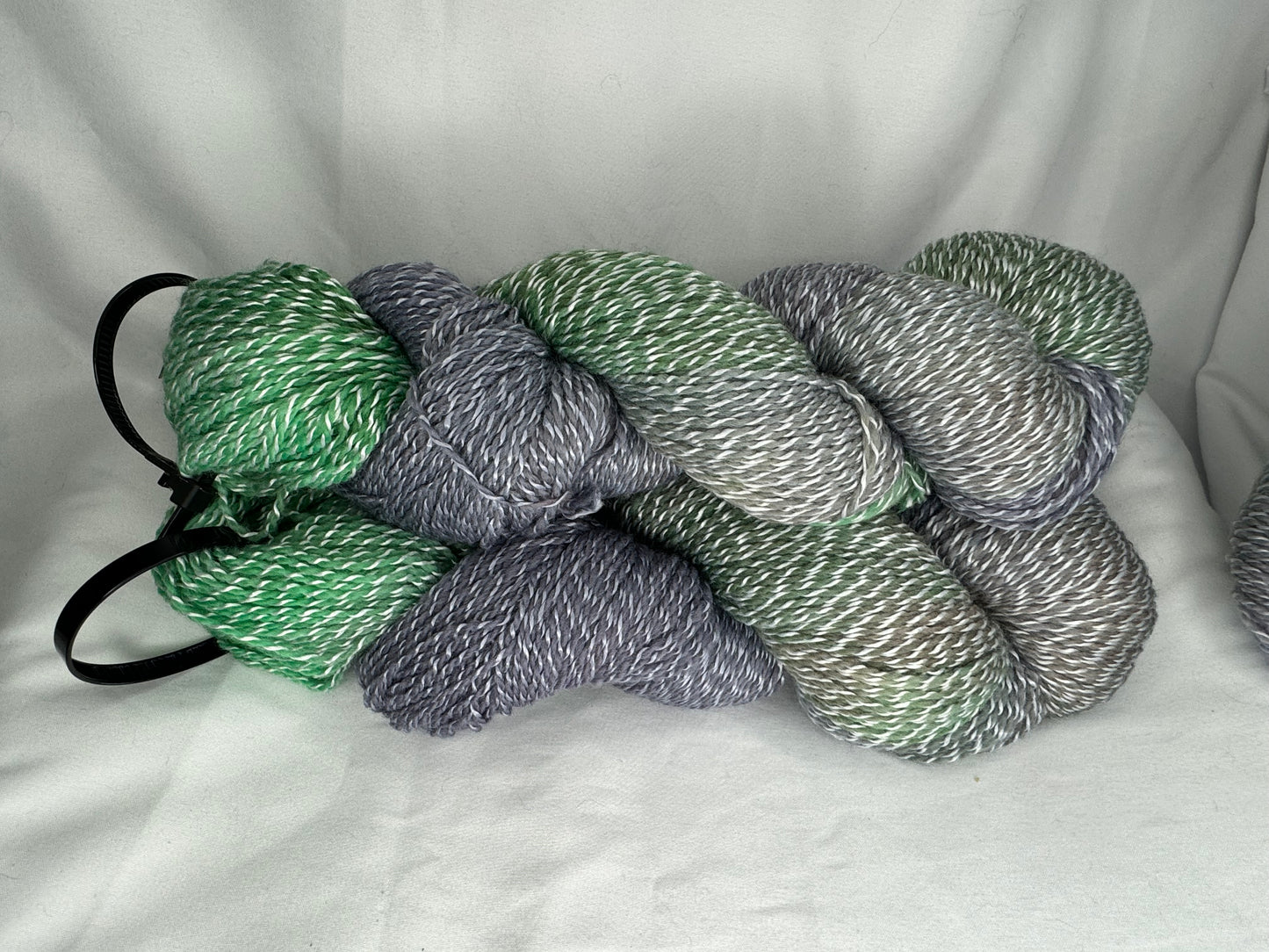 Polwarth/Bamboo-50/50-Hand Dyed~382 Yards Each Skein~Sea Foam