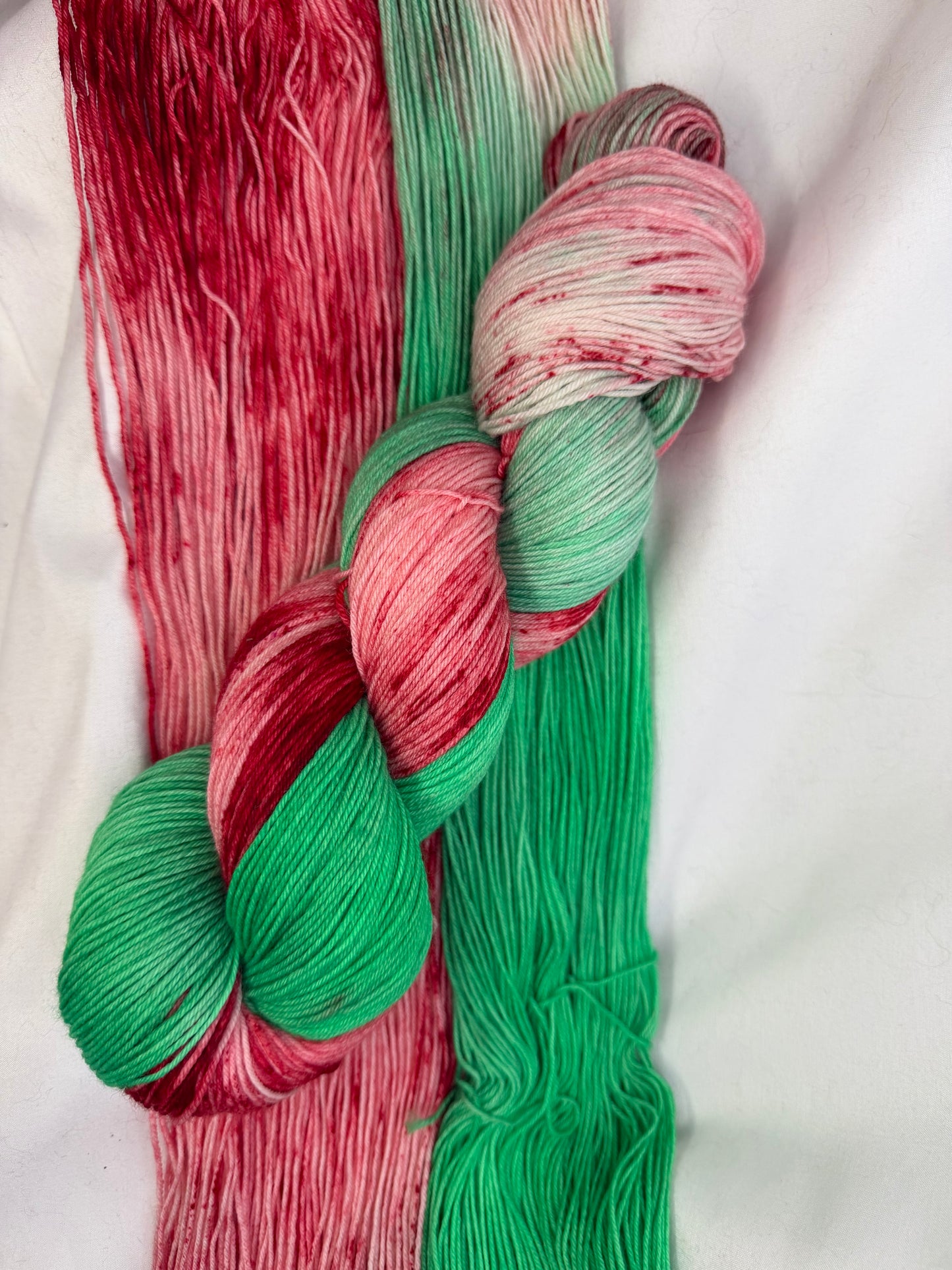 Evelyn's Sock Set~"Electric Garden Party"~Hand Dyed~Superwash Merino Nylon~Choose Your Colorway