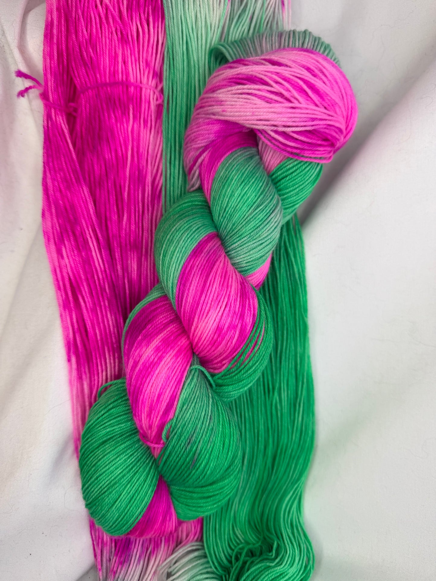 Evelyn's Sock Set~"Electric Garden Party"~Hand Dyed~Superwash Merino Nylon~Choose Your Colorway