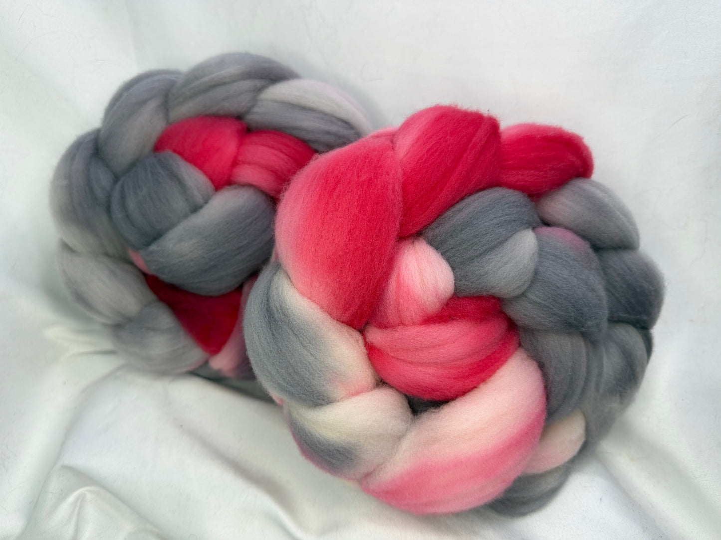 Targhee Wool Top~Double Braid Set~Hand Dyed~(TG-D-11)