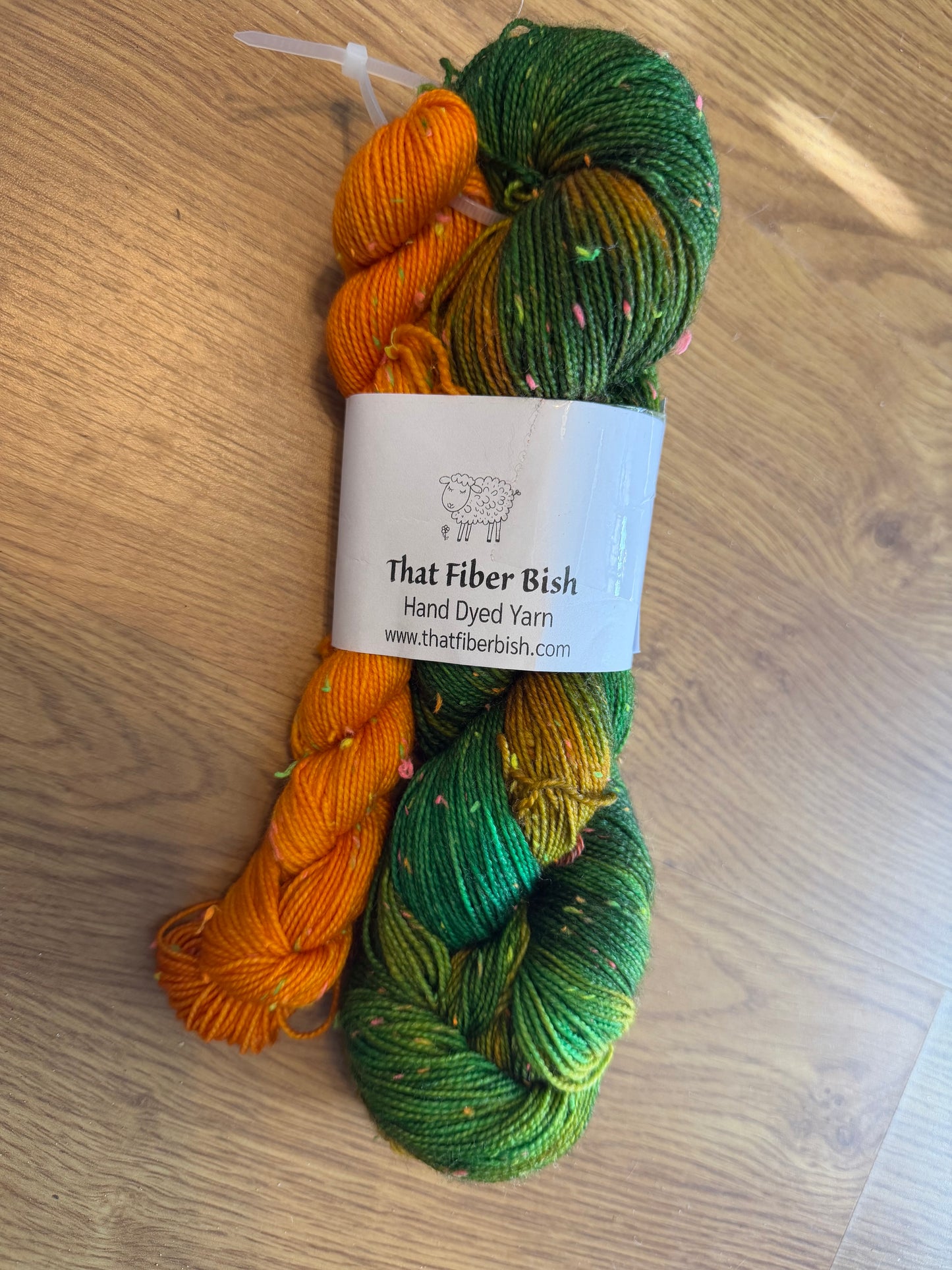 "Voltage Sock Set" October~ 85/15 Superwash Merino & Donegal Nep