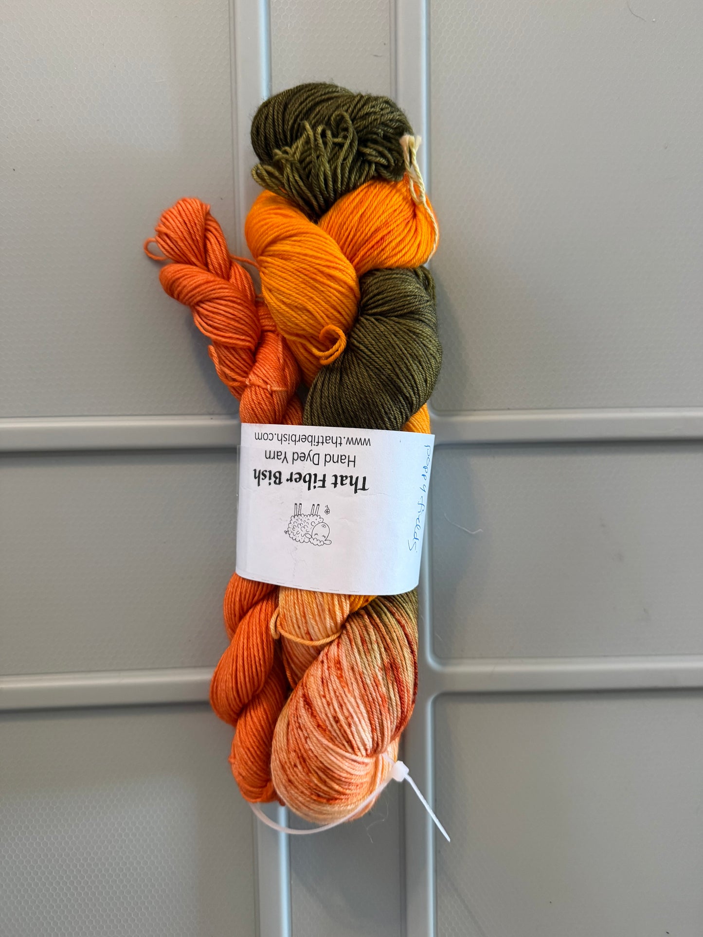Evelyn's Sock Set~Poppy Fields~Hand Dyed~Superwash Merino Nylon~Full Skein 463 Yards & Mini Skein 92 Yards