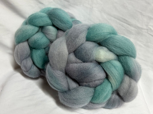 Corriedale~(COR-D-28)~Hand Dyed Double Braid Set~8 oz