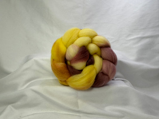 Corriedale~(COR-S-22)~Hand Dyed Braid~4 oz
