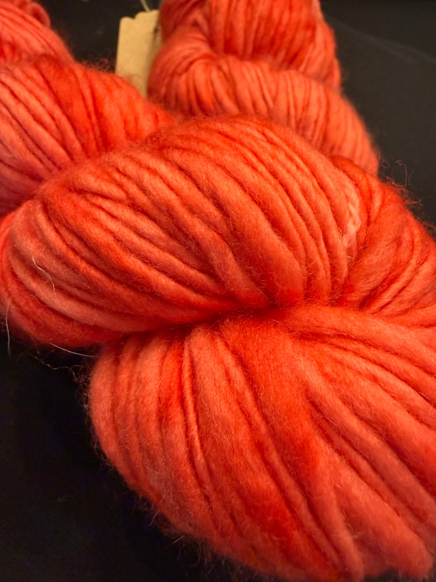 Soft Red~         Christina's Thick N' Thin Chunky                     ~100% Superwash Merino