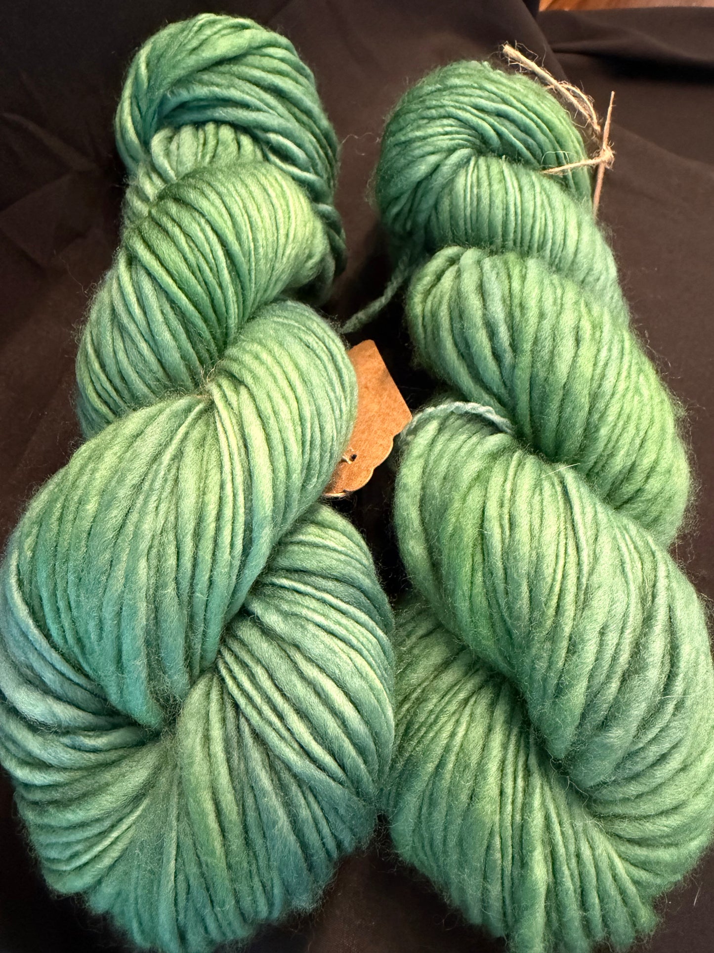 Grass~         Christina's Thick N' Thin Chunky                     ~100% Superwash Merino
