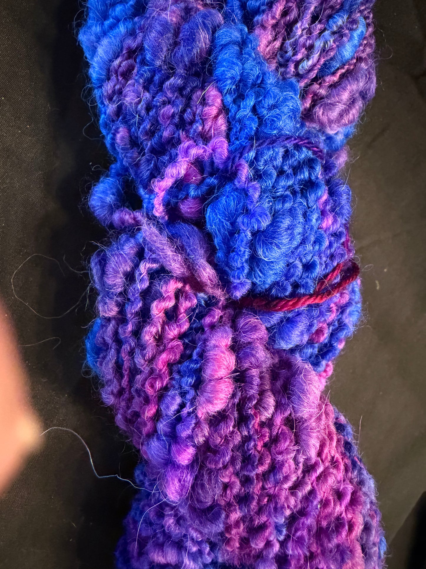 Bubblegum Galaxy~Intense~ Christina's Bobble 50/50 Alpaca & Non-Superwash Peruvian Merino