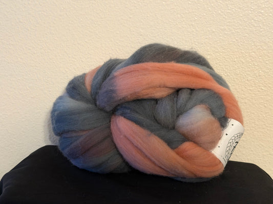 Targhee Wool Top~Hand Dyed 4 oz Fiber Hank~(TG-S-19)