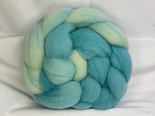 Corriedale~(COR-S-27)~Hand Dyed Braid~4 oz