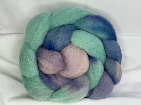 Corriedale~(COR-S-35)~Hand Dyed Braid~4 oz