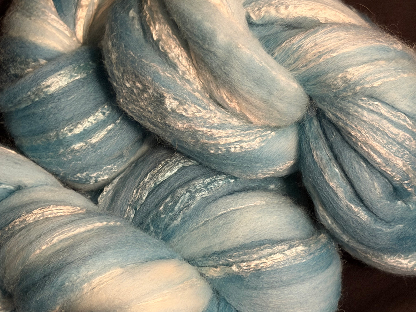 Merino Bamboo 70/30~(MER-BAM-S-14)~Hand Dyed~~4 oz Fiber Hank