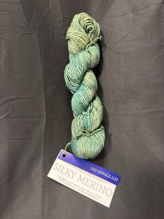 Silky Merino~Malabrigo~Sage & Silk~51% Silk & 49% Merino~DK