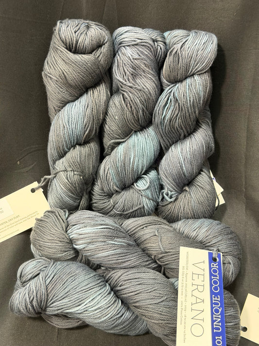 Verano ~ Malabrigo ~ "Overcast" 100% Pima Cotton ~Worsted/DK