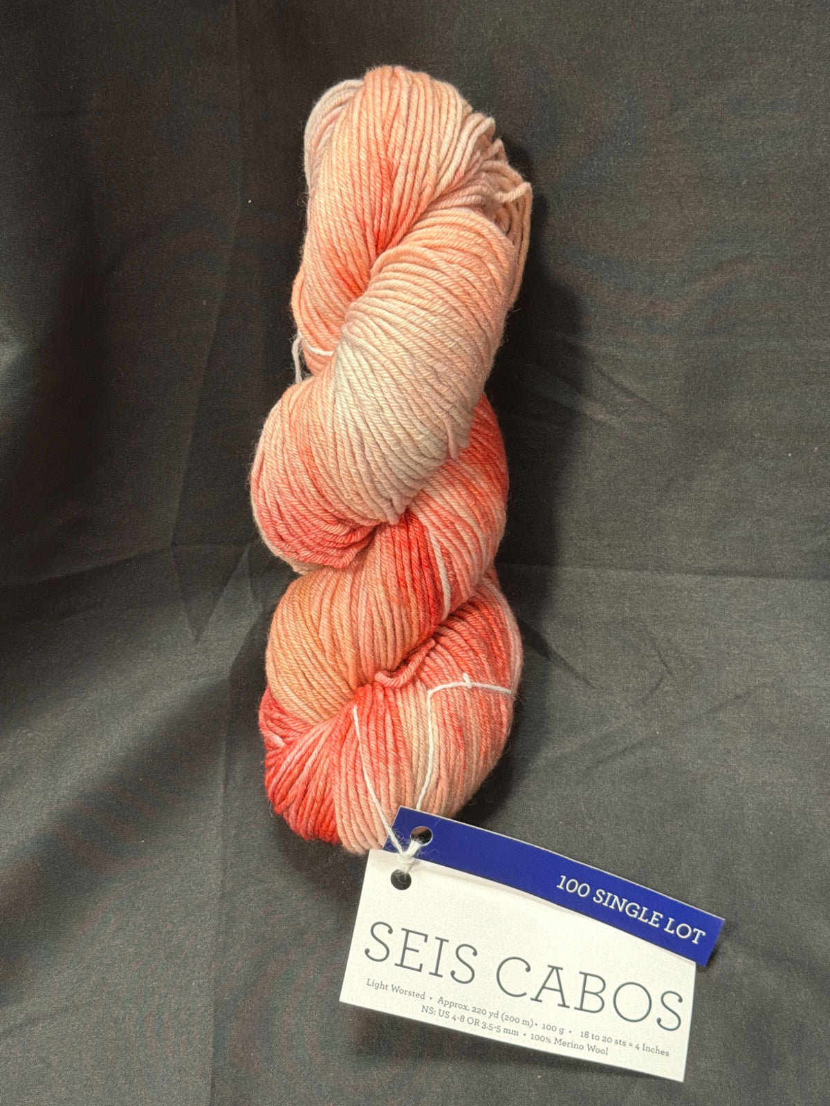 Seis Cabos ~ Malabrigo ~ "Peachy Keen" ~ Light Worsted