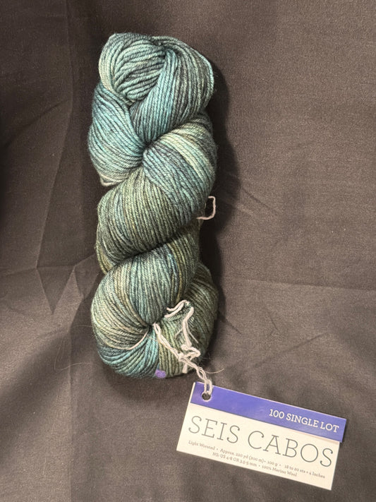 Seis Cabos ~ Malabrigo ~ "Cypress Smoke" ~ Light Worsted