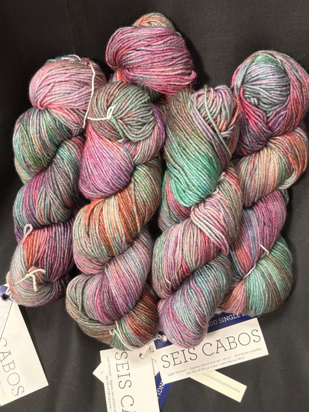Seis Cabos ~ Malabrigo ~ "Pretty Little Menace" ~ Light Worsted