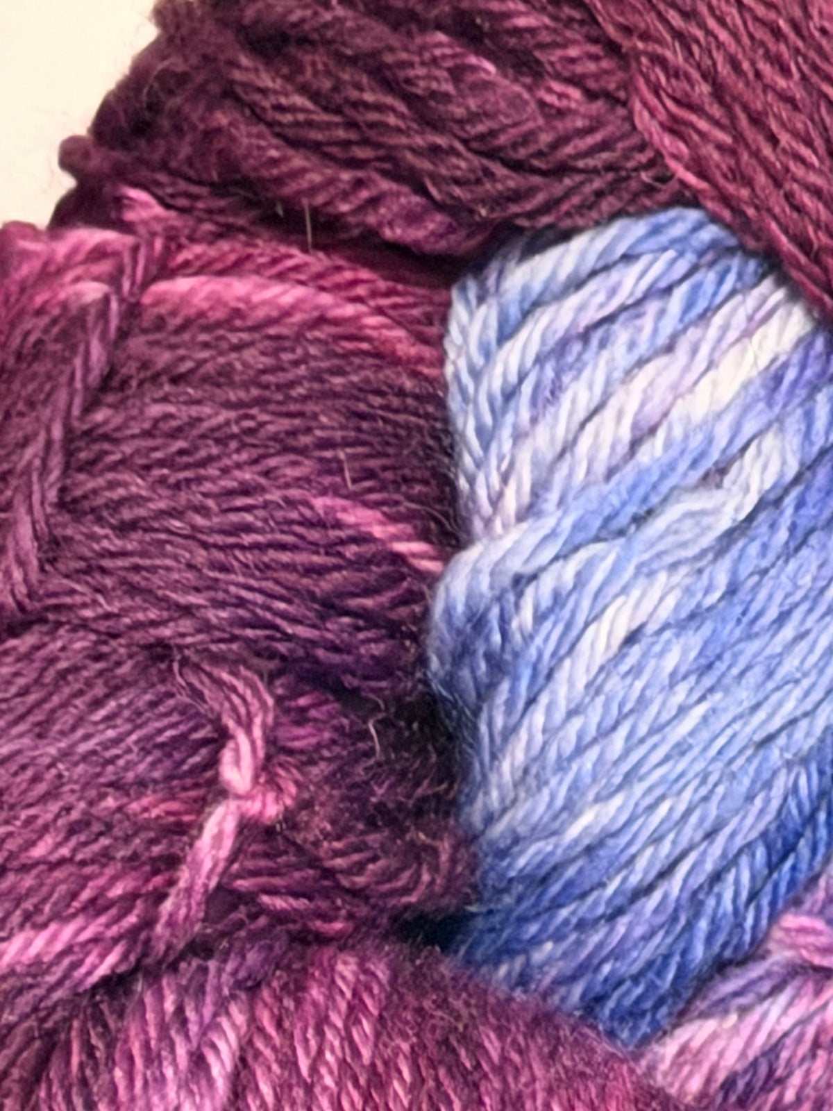 "Wisteria Whisper" ~ Superwash Merino/Nylon/Cashmere~DK Weight