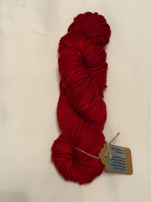 "Passion's Flame" ~ FairyTailSpun Fiber ~ 100% Superwash Merino Wool ~ Bulky