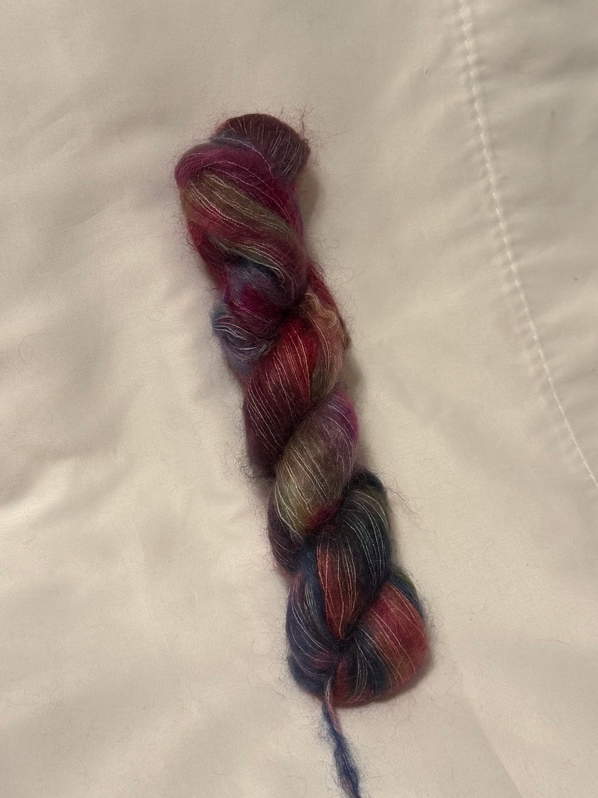 Mohair~ Malabrigo ~ "Velvet Cabernet" ~ Lace