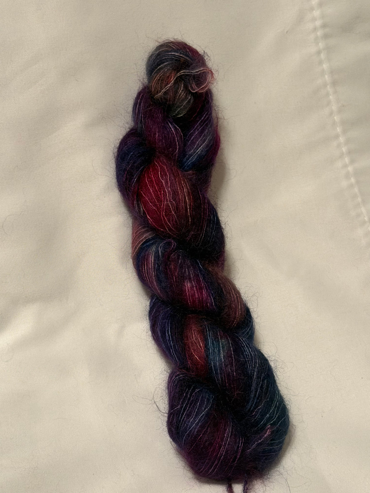Mohair~ Malabrigo ~ "Black Cherry Velvet" ~ Lace