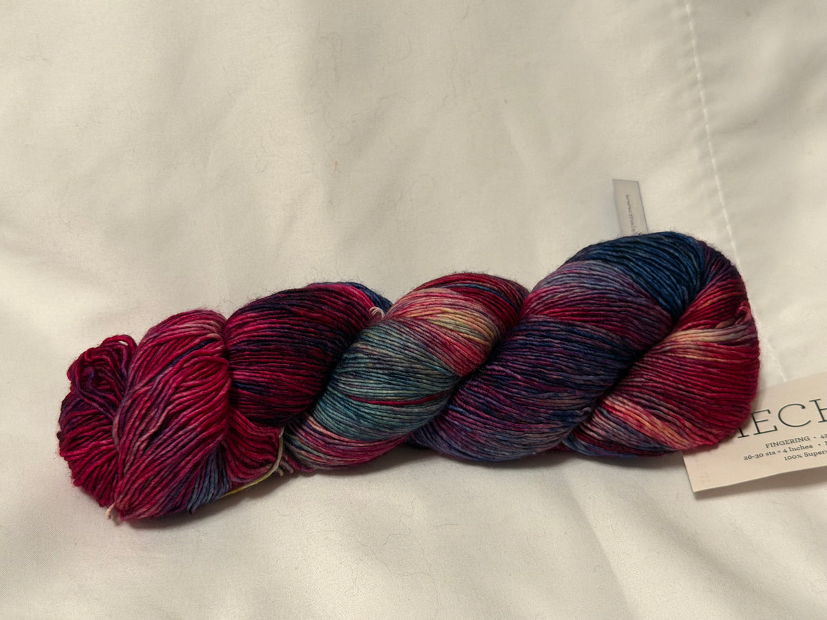 Mechita ~ Malabrigo ~ "Ruby Eclipse" ~ Fingering