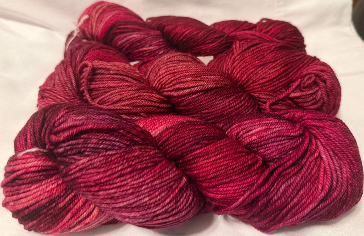 Rios~ Malabrigo~"Red Velvet" ~ Worsted