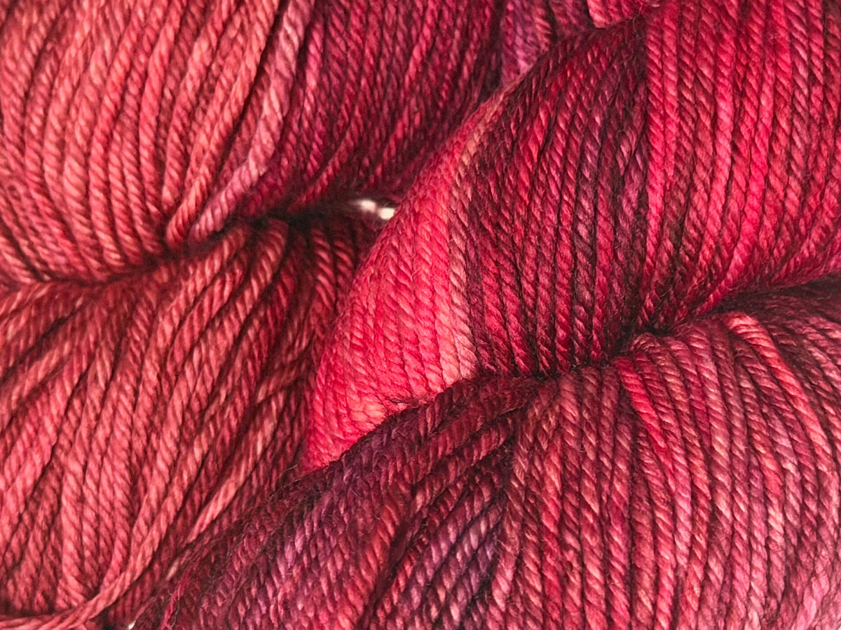 Rios~ Malabrigo~"Red Velvet" ~ Worsted