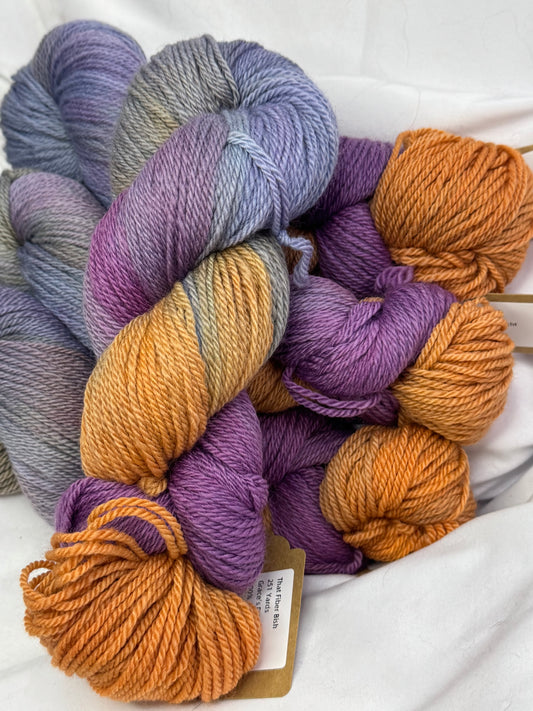 Grace's Merino~Golden Plum~DK Weight-Hand Dyed Yarn~251 Yards