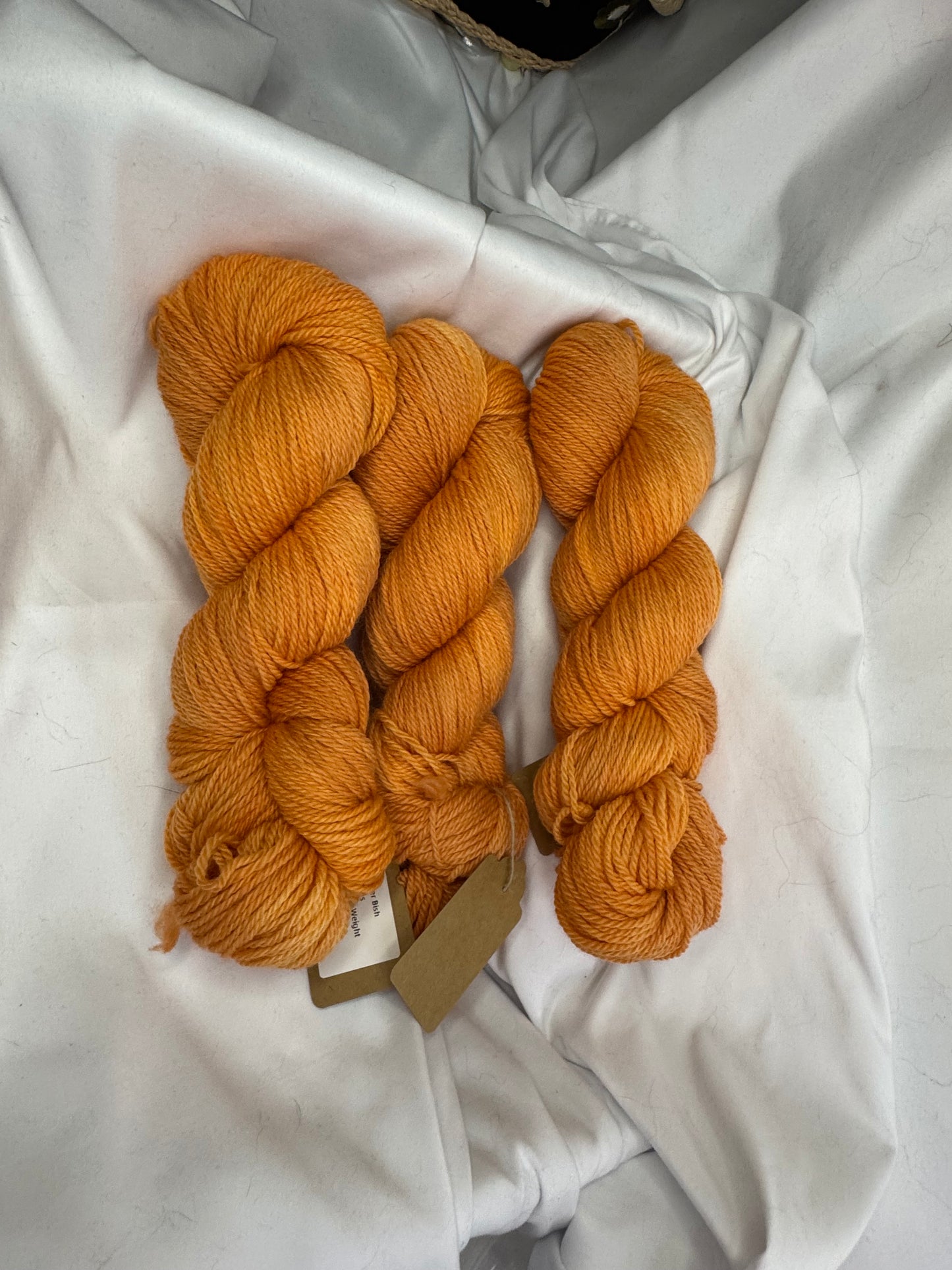 Grace's Merino~Orange~DK Weight-Hand Dyed Yarn~251 Yards