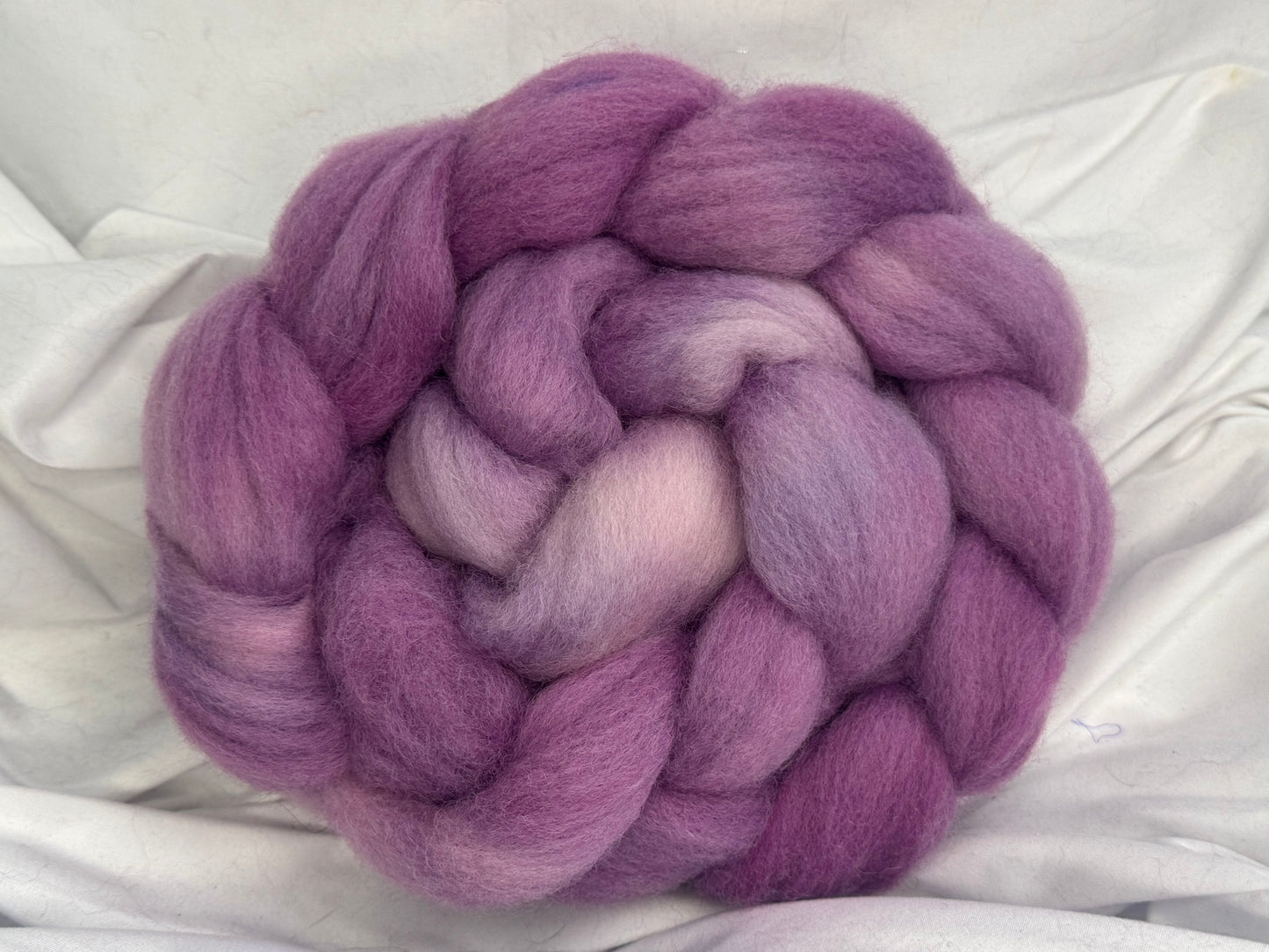 Corriedale~(COR-S-54)~Hand Dyed Braid~4 oz
