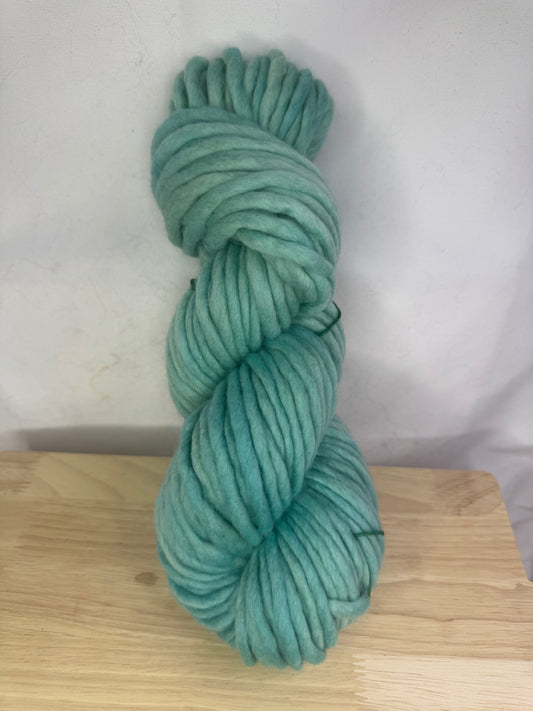 Christina's Super Bulky~Spring Green~Hand Dyed Yarn-60 Yards-Each Skein~Merino 20.5 Micron