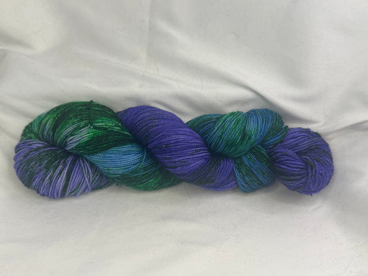 "Sock Set" Orchid Bloom~437 Yard Full Skein & 87 Yard Mini Skein~Hand Dyed