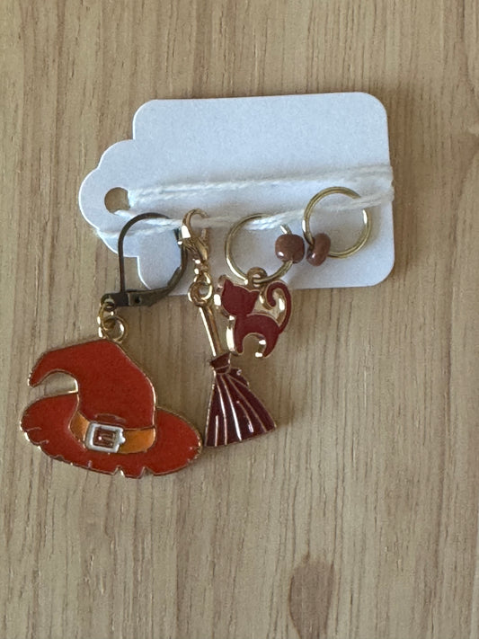 Stitch Marker Set~Spooky #2