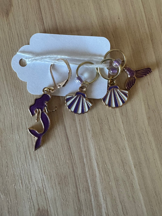 Stitch Marker Set~Mermaid #2