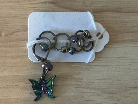 Stitch Marker Set~Butterfly Large Set Shimmer