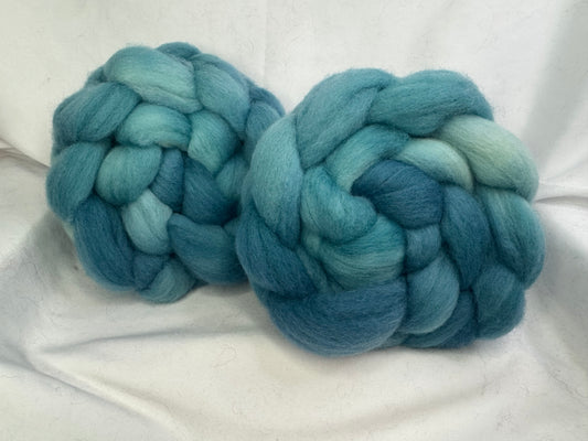 Corriedale~(COR-D-17)~Hand Dyed Double Braid Set~~8 oz