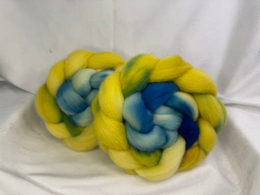 Corriedale~(COR-D-20)~Hand Dyed Double Braid Set~8 oz