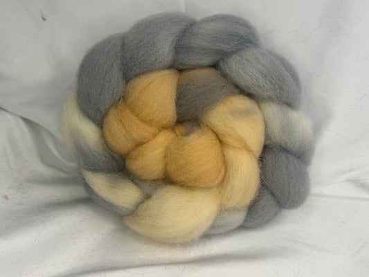 Brecknock Hill Cheviot~Hand Dyed~4 oz Braid(BH-CHEV-S-19)