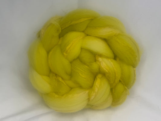 Merino Soybean~70/30~(MER-SOY-S-10)~Hand Dyed 4 oz Braid