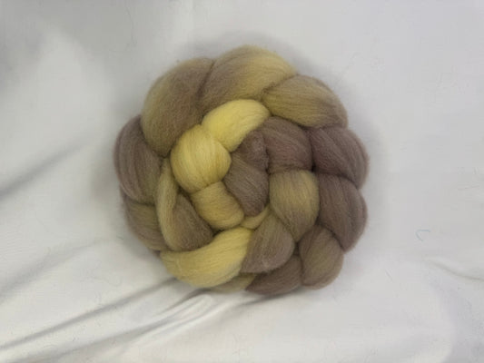 Cheviot Cross Wool Hand Dyed 4 oz Braid~USA Farm Blend(L56-S-01)