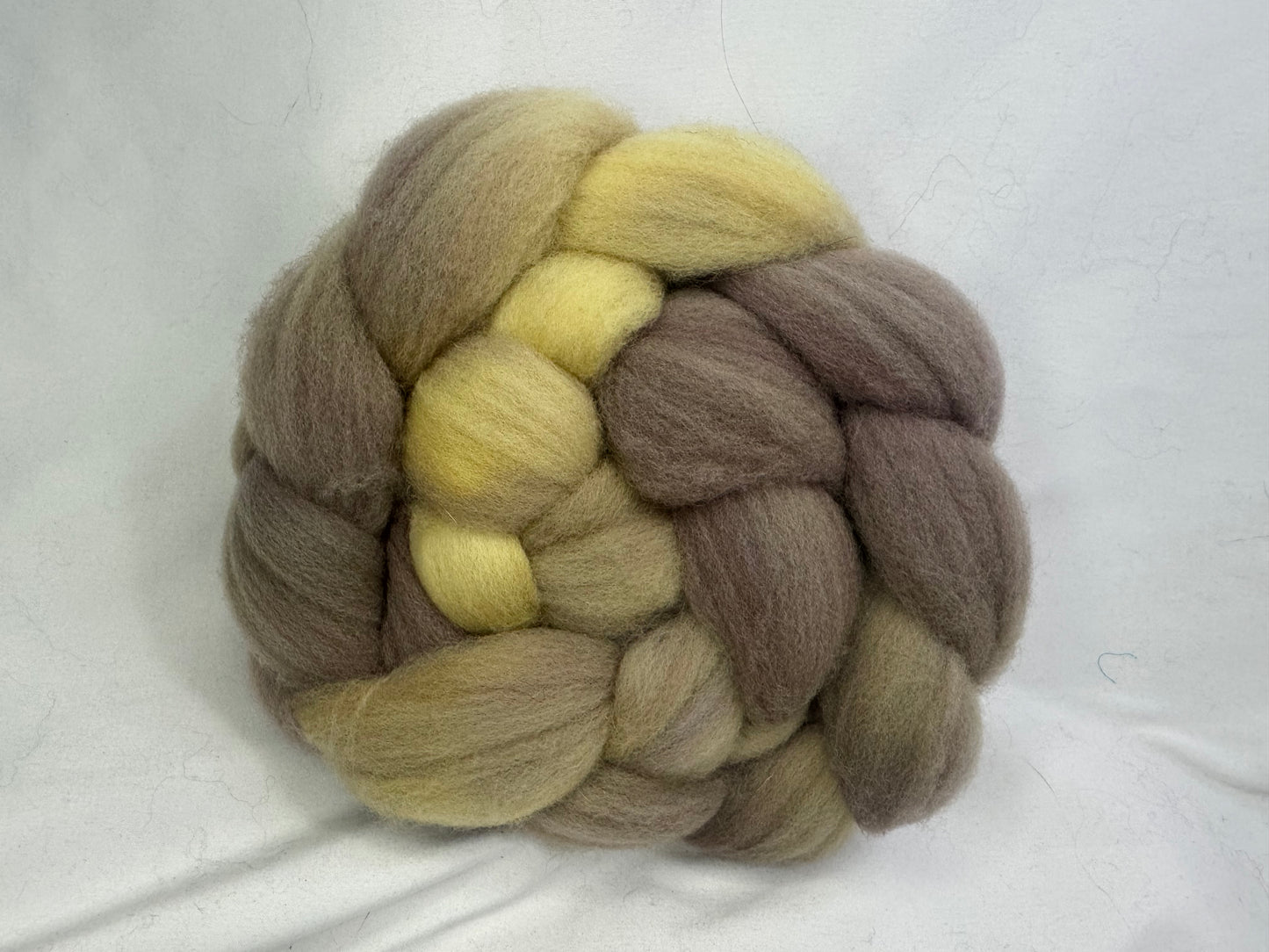 Cheviot Cross Wool Hand Dyed 4 oz Braid~USA Farm Blend(L56-S-03)