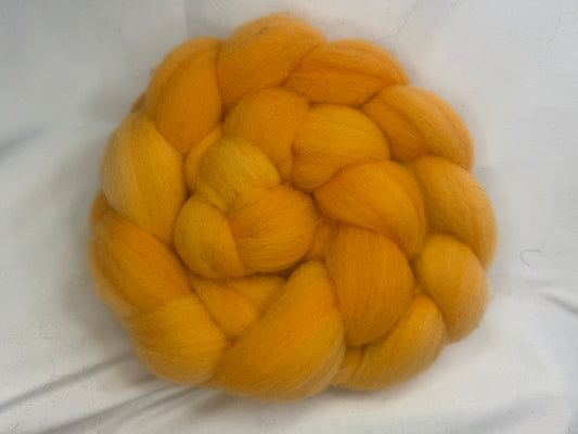 Cheviot Cross Wool Hand Dyed 4 oz Braid~USA Farm Blend(L56-S-04)