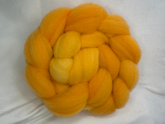 Cheviot Cross Wool Hand Dyed 4 oz Braid~USA Farm Blend(L56-S-05)