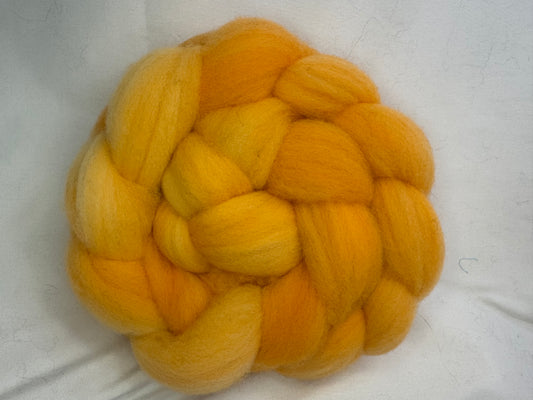 Cheviot Cross Wool Hand Dyed 4 oz Braid~USA Farm Blend(L56-S-06)