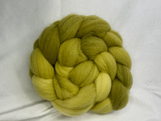 Cheviot Cross Wool Hand Dyed 4 oz Braid~USA Farm Blend(L56-S-10)