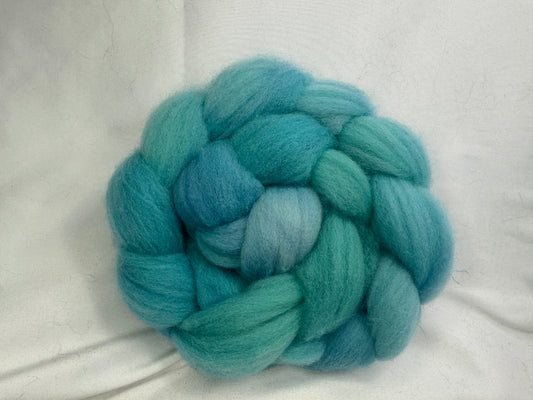 Cheviot Cross Wool Hand Dyed 4 oz Braid~USA Farm Blend(L56-S-16)