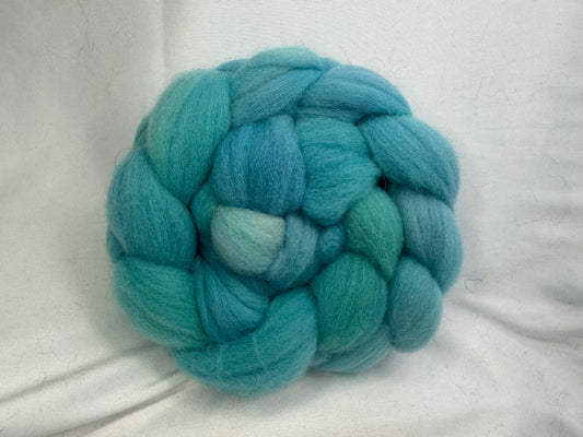 Cheviot Cross Wool Hand Dyed 4 oz Braid~USA Farm Blend(L56-S-17)