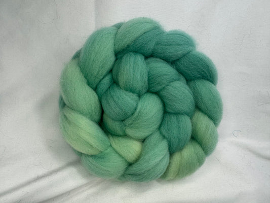 Cheviot Cross Wool Hand Dyed 4 oz Braid~USA Farm Blend(L56-S-30)
